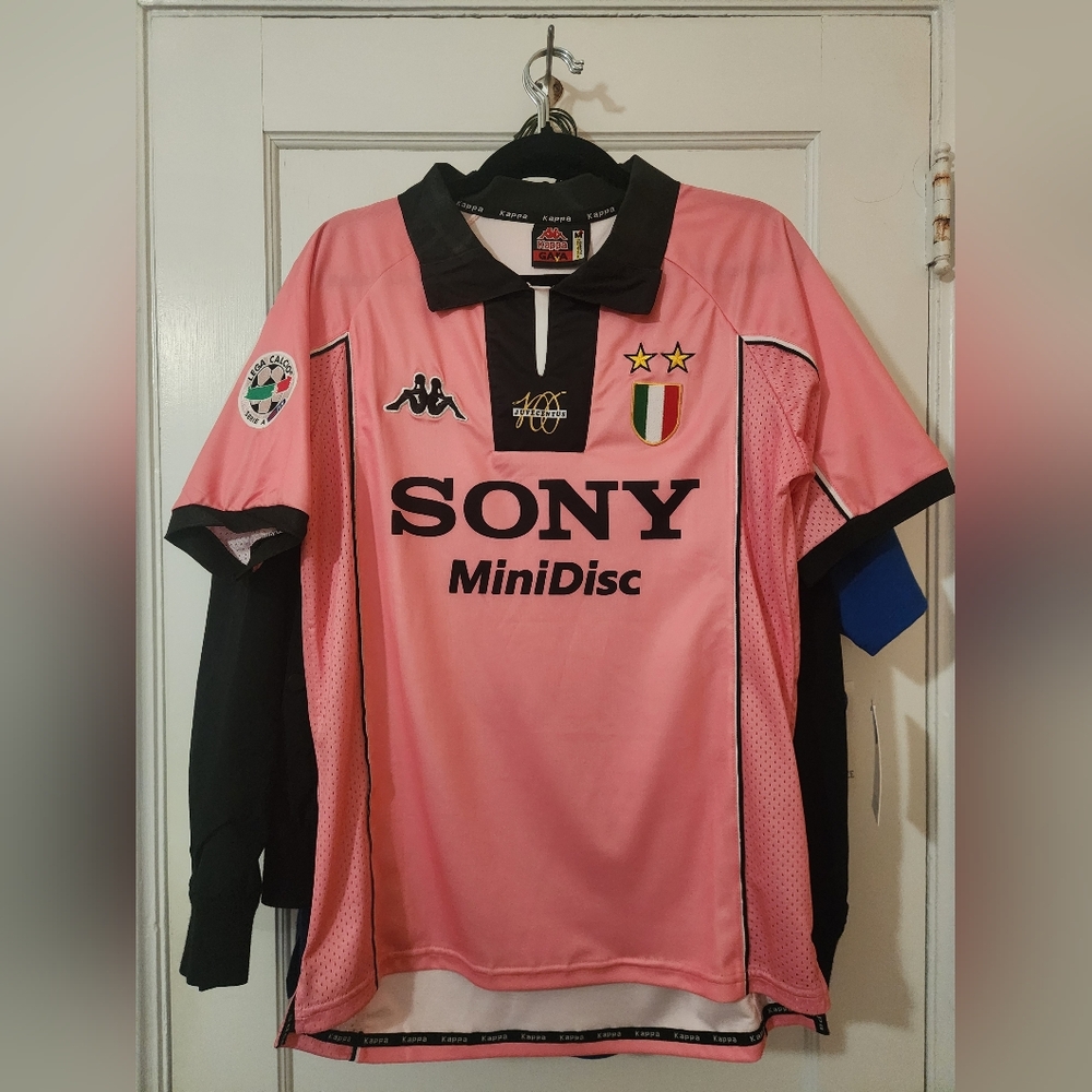 Kappa Pink and Black Soccer Shirt